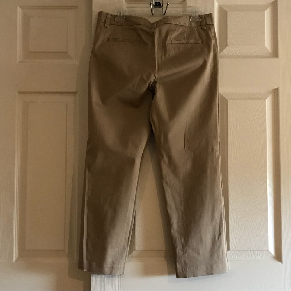 Tan Lord & Taylor Khakis Dress Slacks π Cropped - Picture 5 of 8